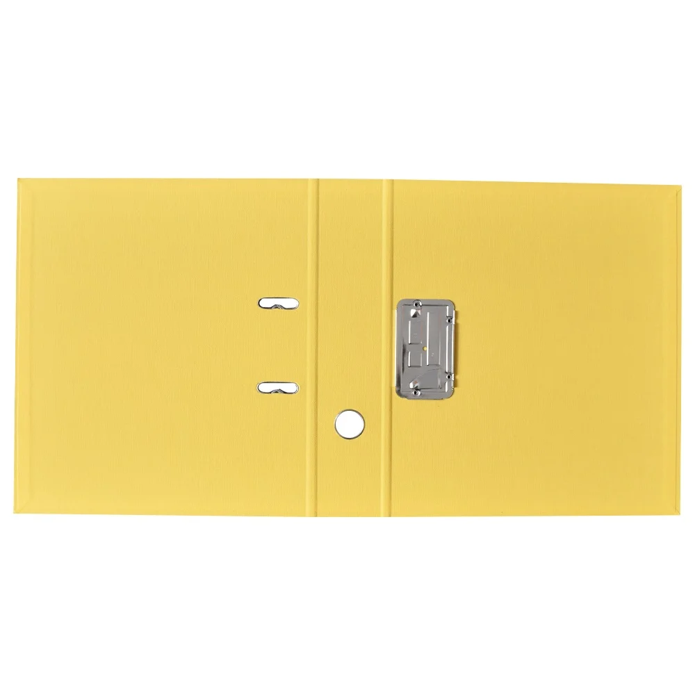 Iratrendező A4, 7,5cm, két oldalt PP borítás,lapraszerelt, Bluering® Premium sárga - Image 2