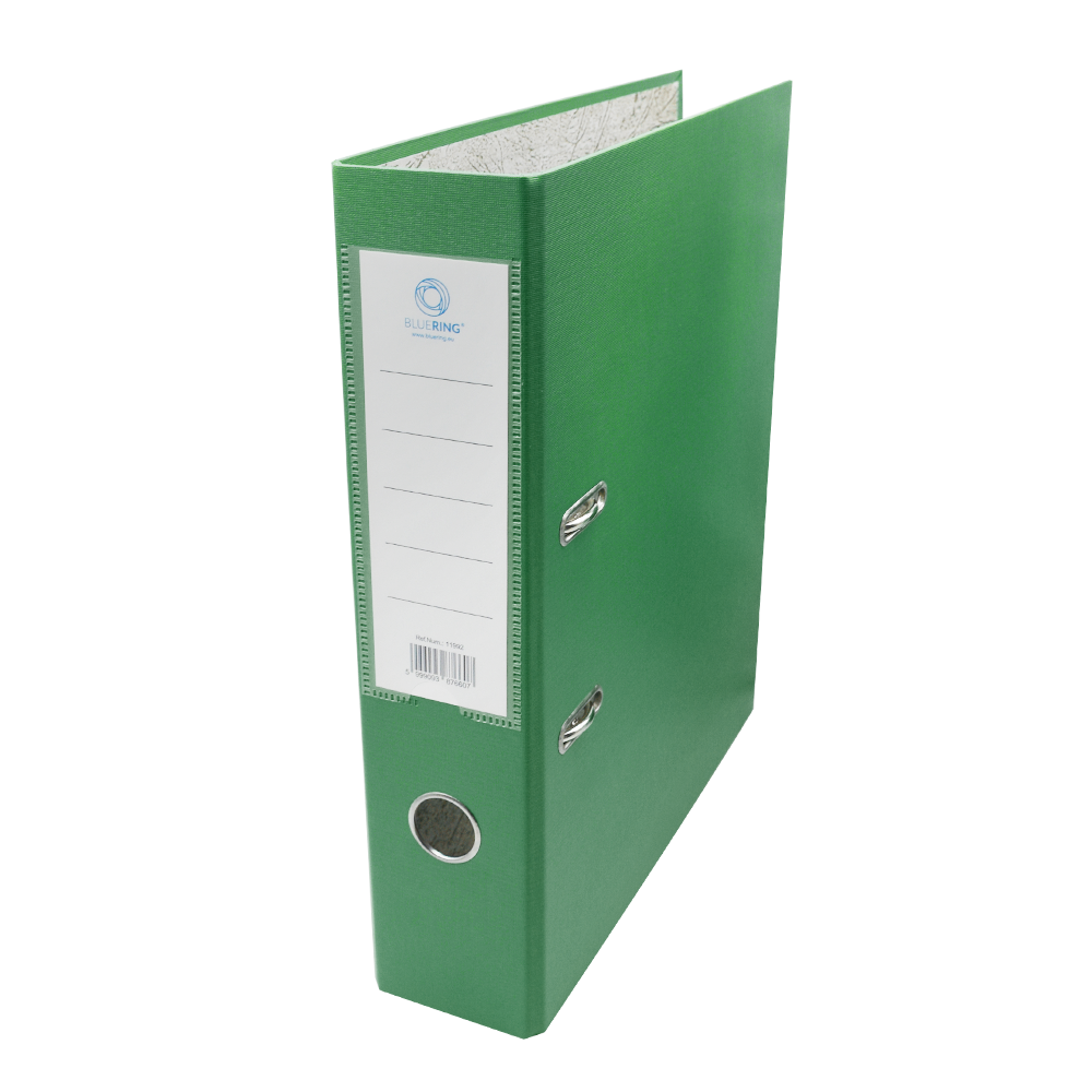 Iratrendező A4, 7,5cm, két oldalt PP borítás,lapraszerelt, Bluering® Premium zöld