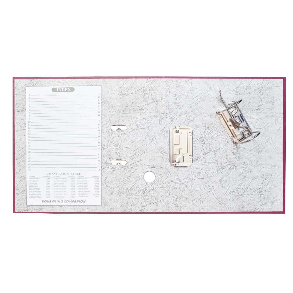 Iratrendező A4, 7,5cm,lapraszerelt, Bluering® Smart bordó - Image 2