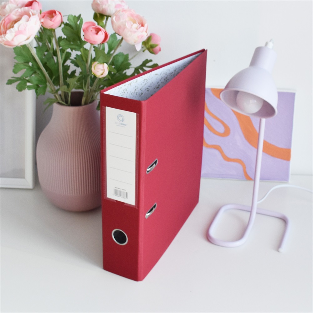 Iratrendező A4, 7,5cm,lapraszerelt, Bluering® Smart bordó - Image 3