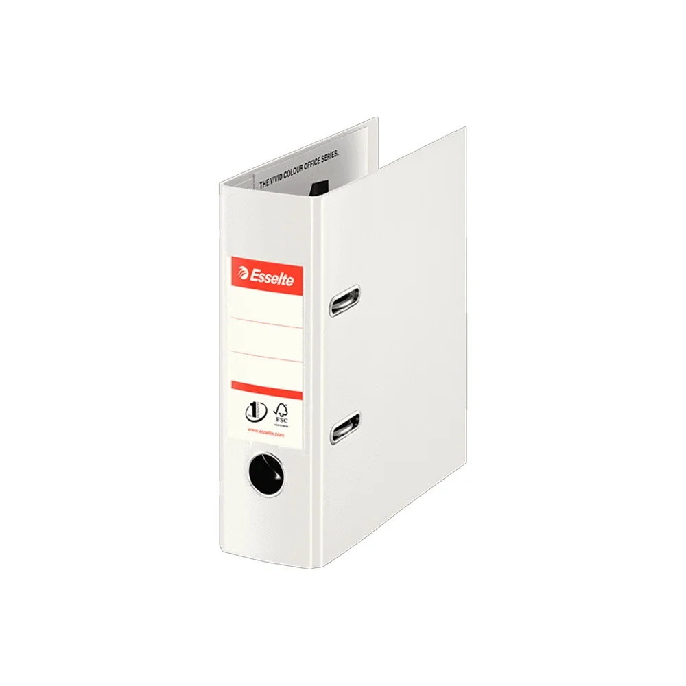 Iratrendező A5, 7,5cm, PP Esselte Standard Vivida fehér
