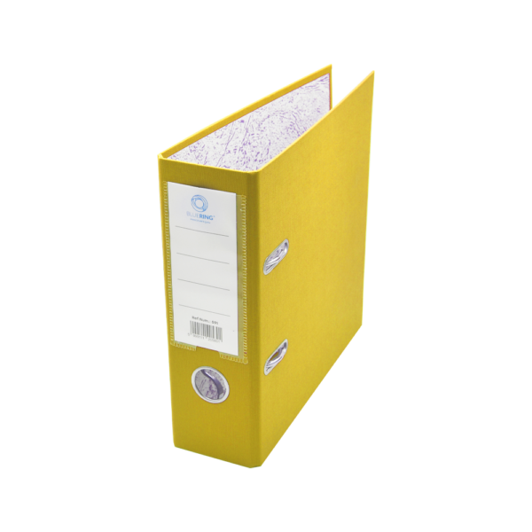 Iratrendező A5, 7,5cm,lapraszerelt, Bluering® sárga