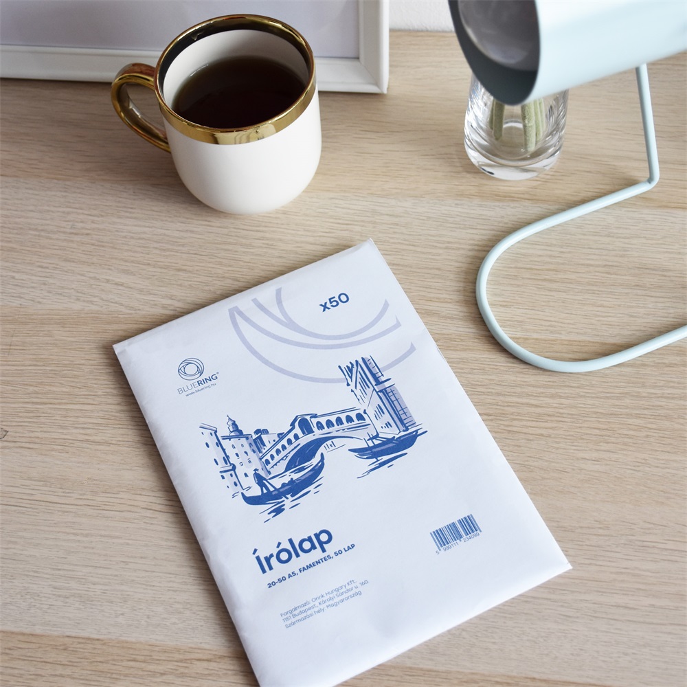 Írólap A5, 20-50 famentes borítékos 50lap Bluering® - Image 2