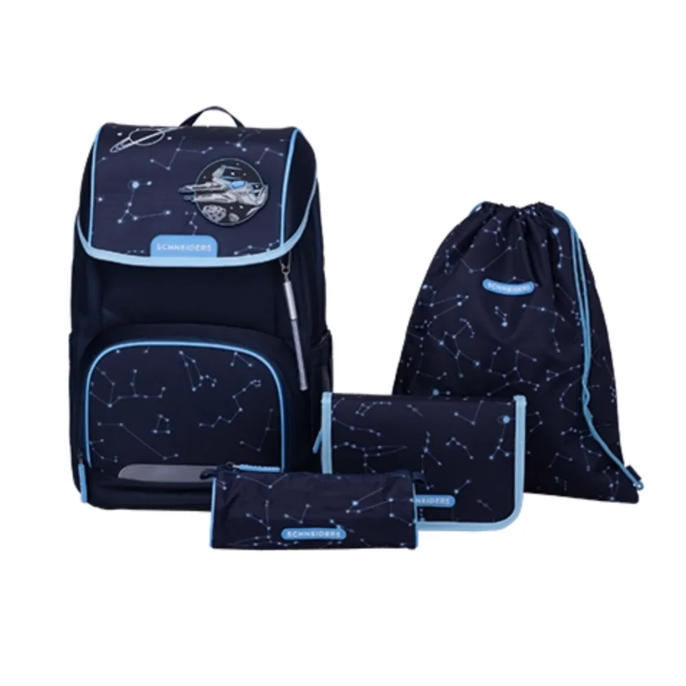 Iskolatáska ergonómiai, fiús 6 részes szett Space Dream Schneiders