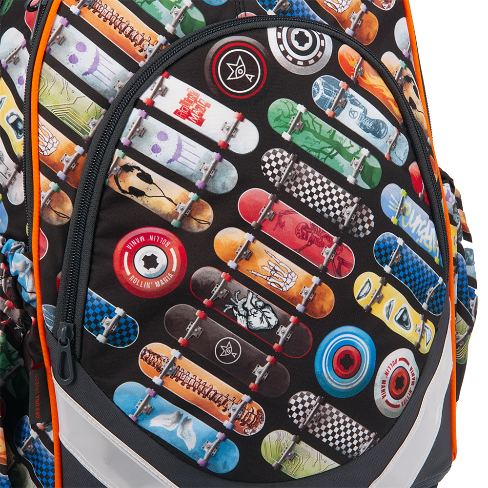 Iskolatáska ergonómiai, fiús Ars Una ROLLIN MANIA (5228) 22 - Image 8