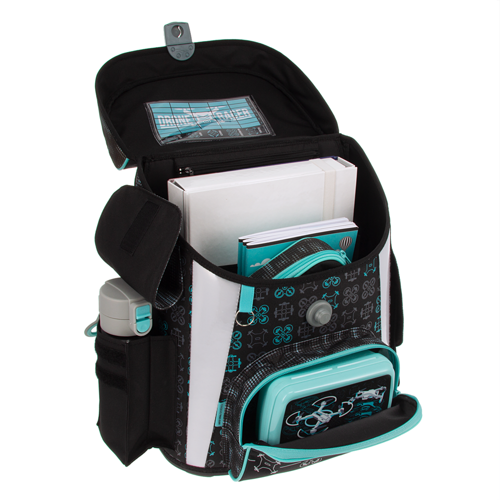 Iskolatáska ergonómiai, fiús, kompalt easy mágneszáras Ars Una DRONE RACER (5131) 22 - Image 7