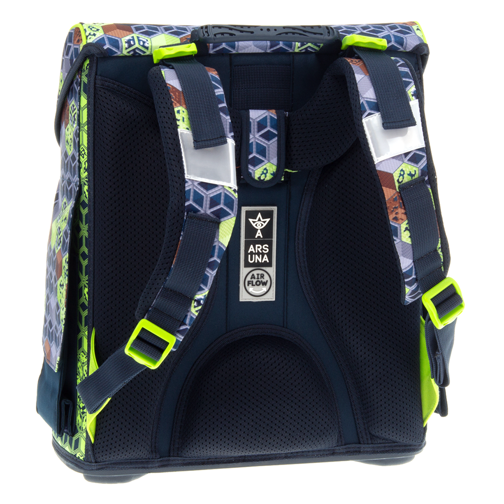 Iskolatáska ergonómiai, fiús, kompalt easy mágneszáras Ars Una GEEK (5065) 21 - Image 3