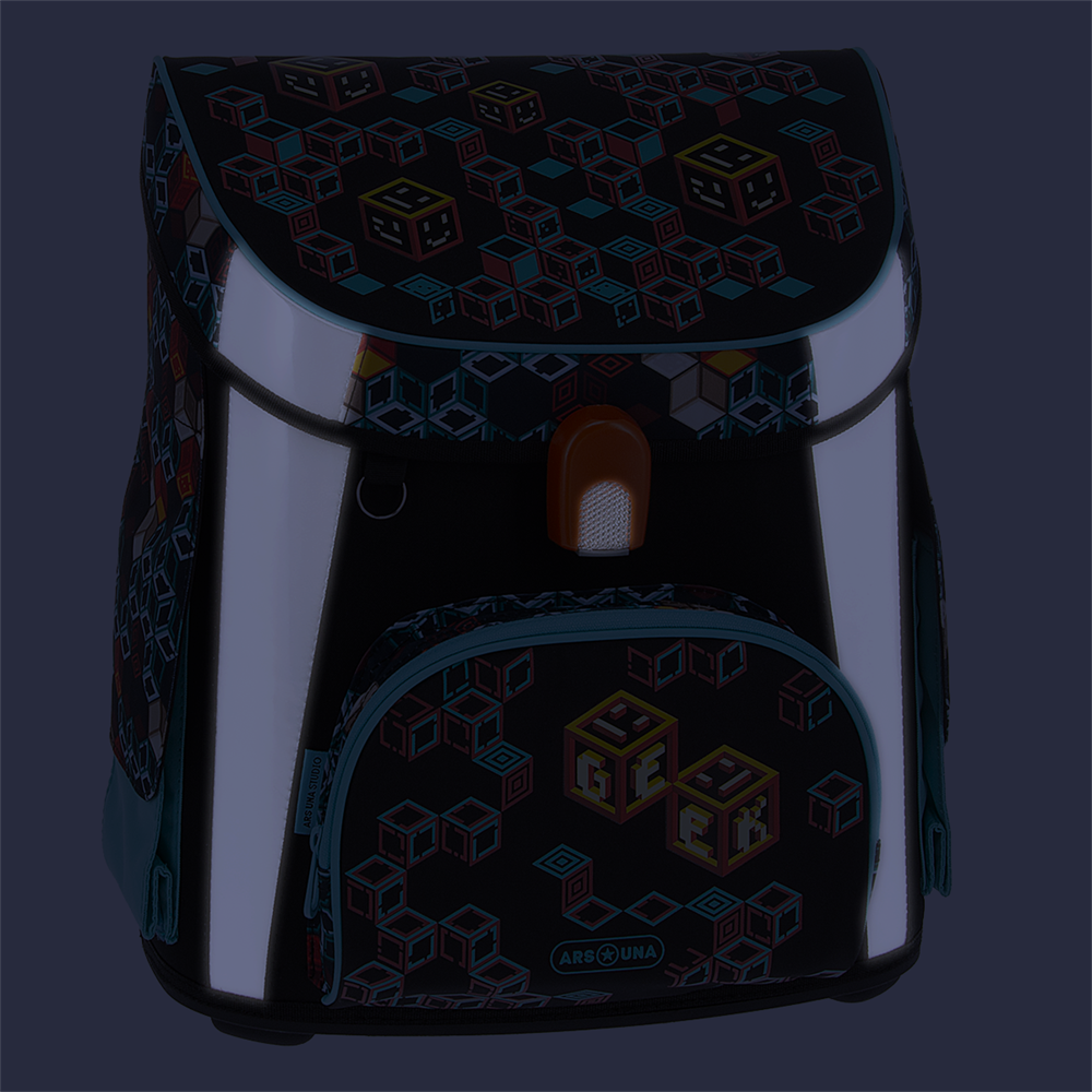 Iskolatáska ergonómiai, fiús, kompalt easy mágneszáras Ars Una GEEK (5256) 23 - Image 6