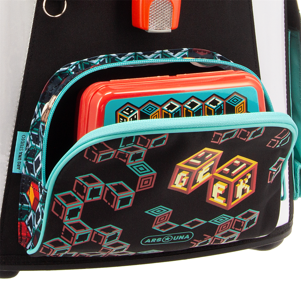 Iskolatáska ergonómiai, fiús, kompalt easy mágneszáras Ars Una GEEK (5256) 23 - Image 7