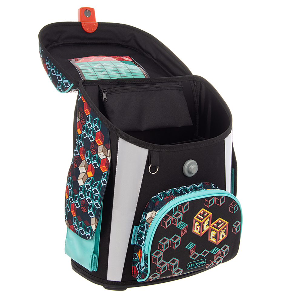 Iskolatáska ergonómiai, fiús, kompalt easy mágneszáras Ars Una GEEK (5256) 23 - Image 10