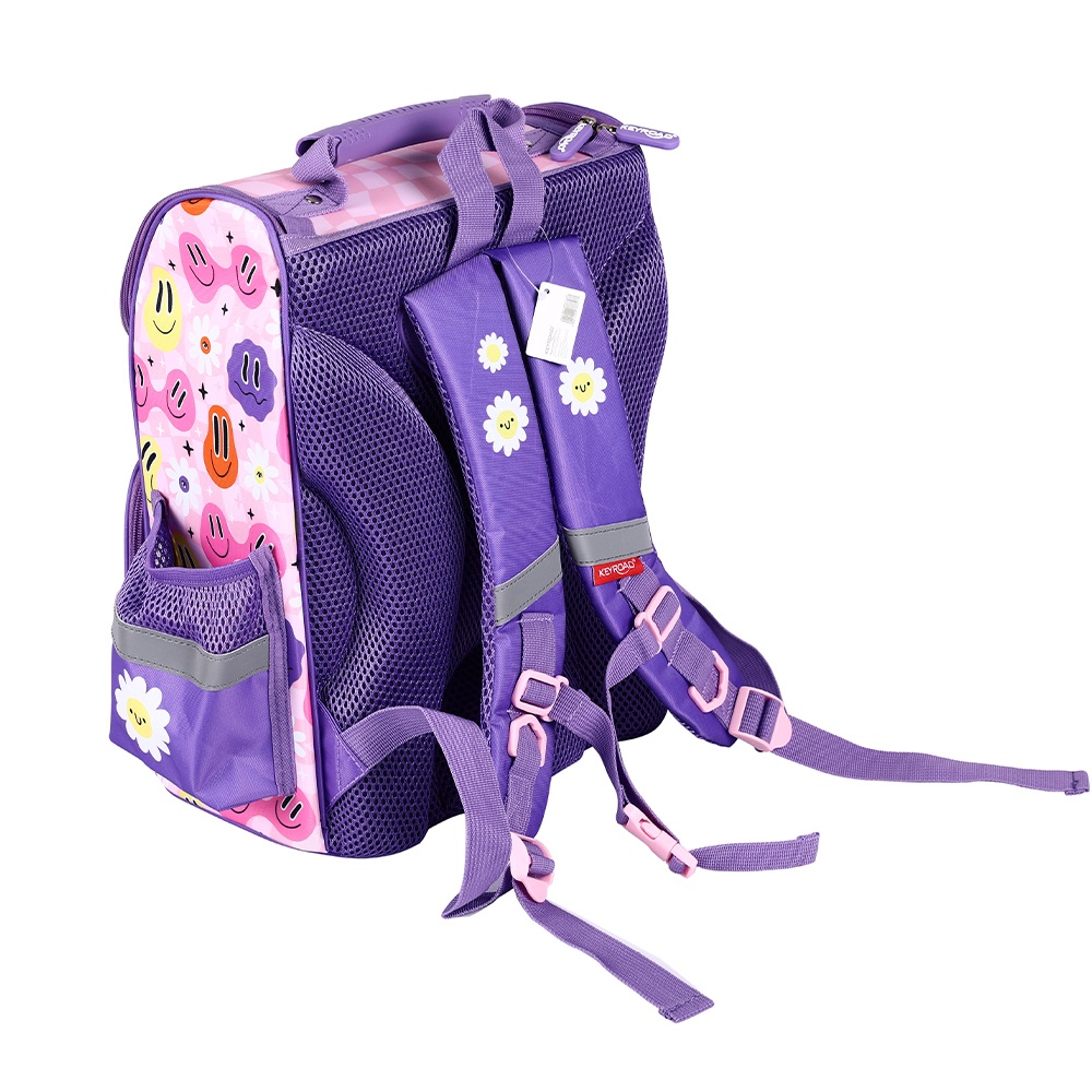 Iskolatáska, lányos, Smiley, 38 x 28 x 18 cm, Keyroad - Image 3