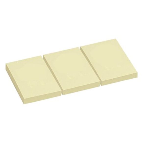 Jegyzettömb öntapadó, 40x50mm 100lap A-Series sárga