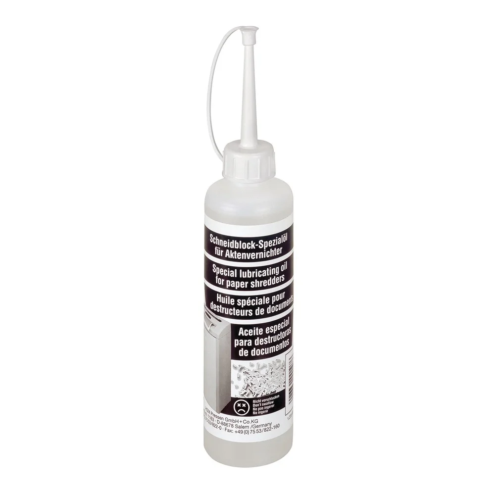 Karbantartó olaj iratmegsemmisítőhöz 250 ml, Hsm