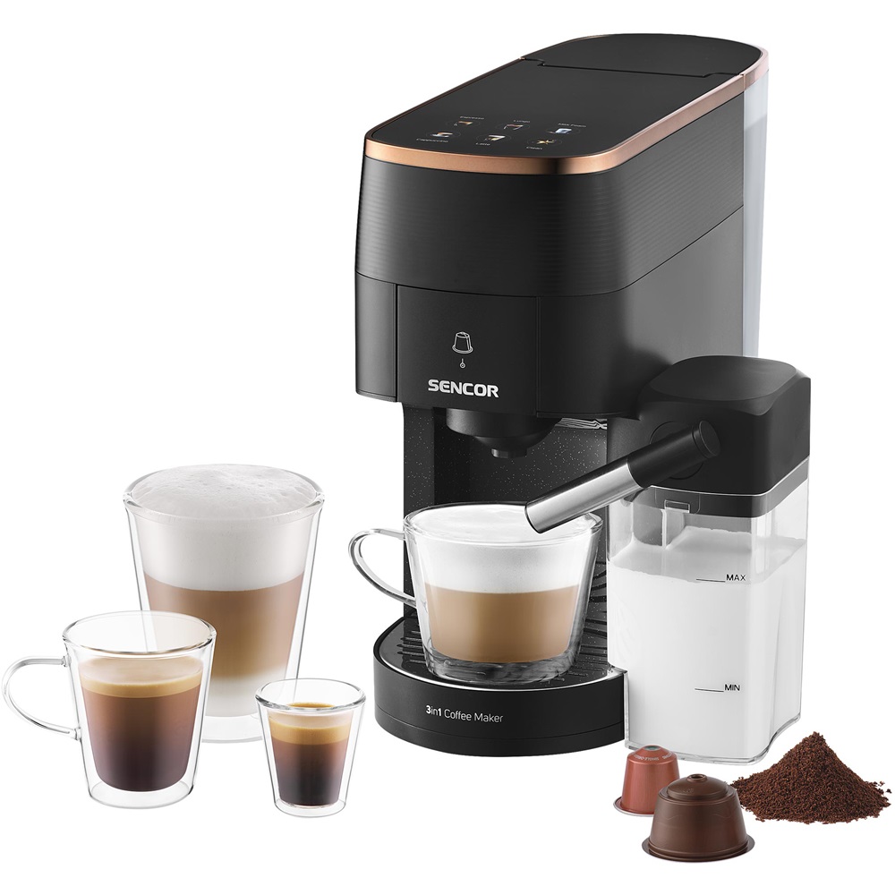 Kávéfőző MARCO POLO Espresso SCC 3000BK SENCOR