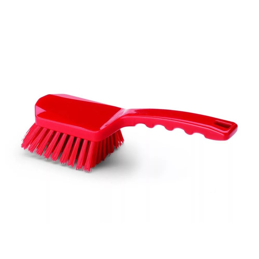 Kefe kézi műanyag rövid nyéllel 0,3 mm Aricasa/Igeax piros_1007RS