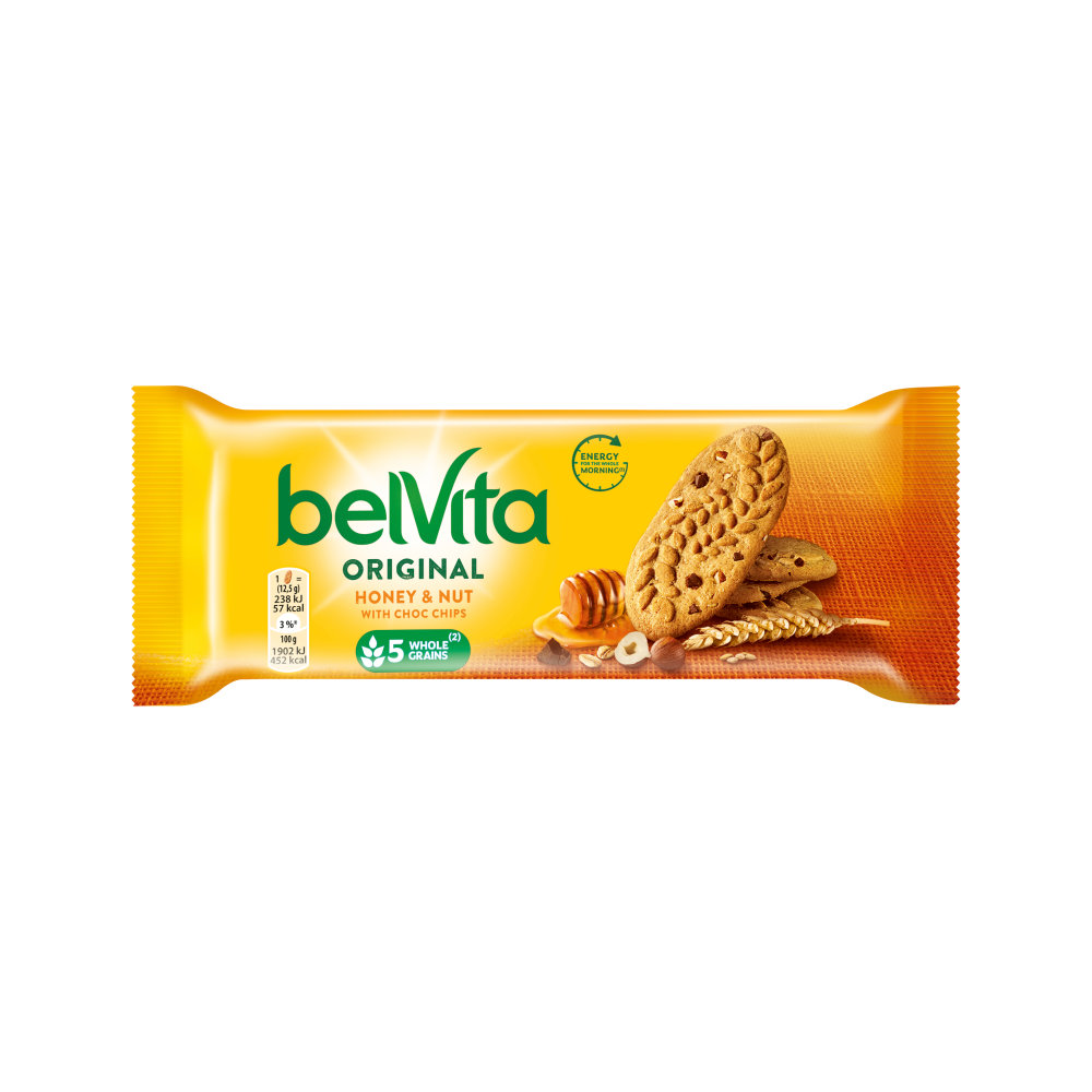 Keksz 50 g, Belvita Jó reggelt, mézes-mogyorós