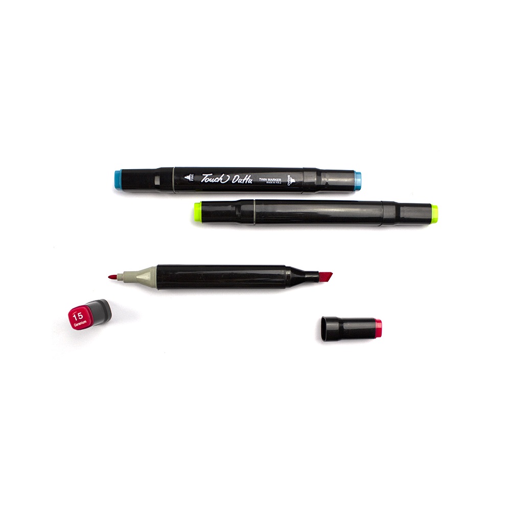 Kétvégű kreatív marker készlet, 80 klf.szín - Image 2