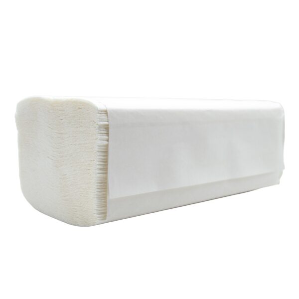 Kéztörlő 1 rétegű V hajtogatású 100 % cellulóz 200 lap/csomag 20 csomag/karton Bluering® fehér