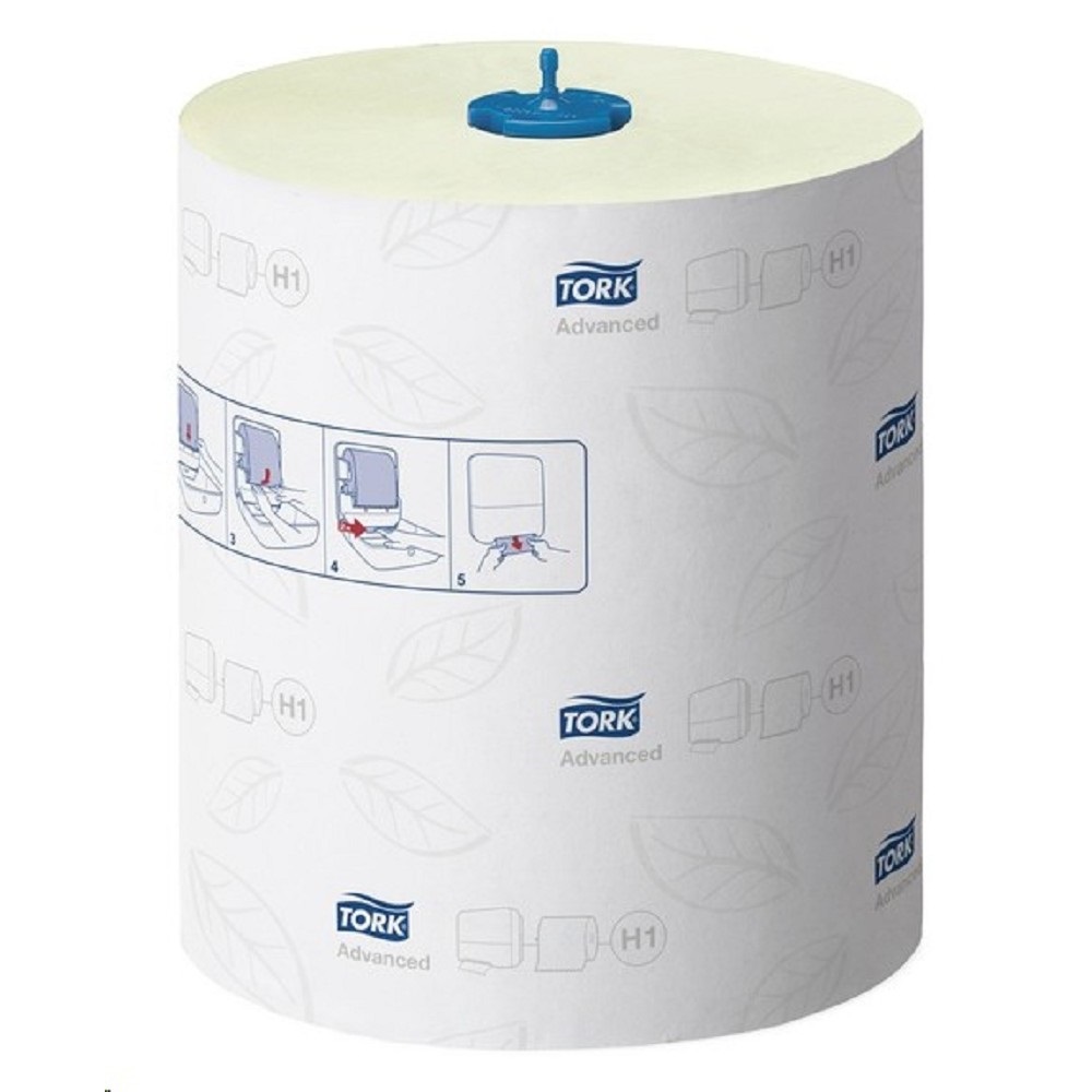 Kéztörlő 2 rétegű tekercses átmérő: 19 cm 150 m/600 lap/tekercs 6 tekercs/karton Advanced Matic® H1 TORK_290076 zöld - Image 2