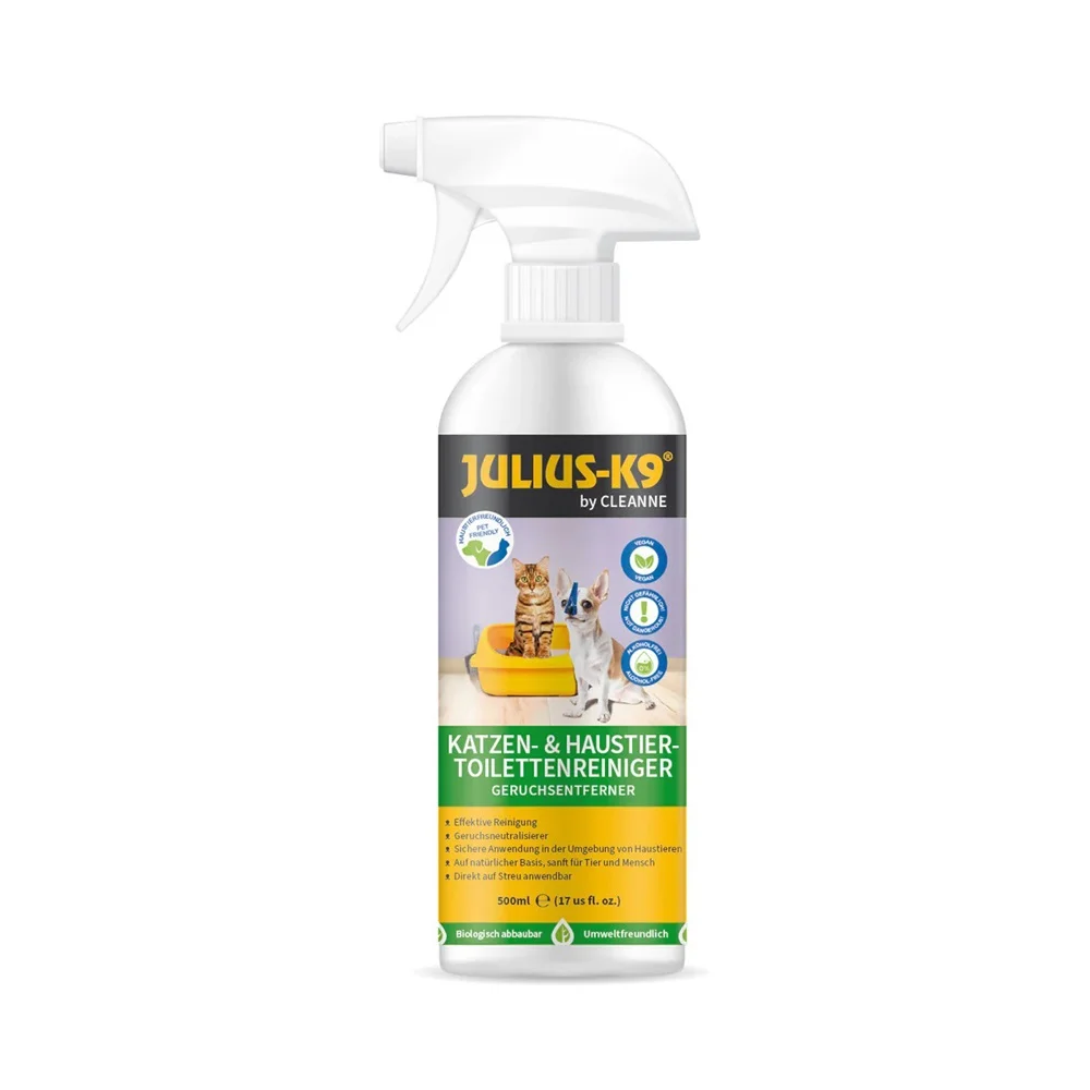 Kisállat alomtisztító szórófejes 500 ml Cleanne Julius-K9