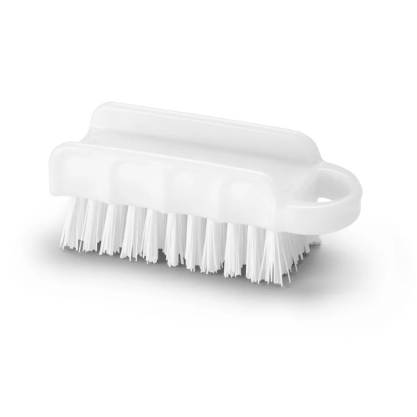 Körömkefe egy oldalas műanyag Aricasa/Igeax fehér_1003WM