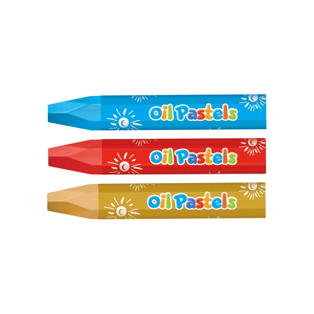 Kréta olajpasztell, 74 x 10 mm, 12 db/doboz, Keyroad - Image 2