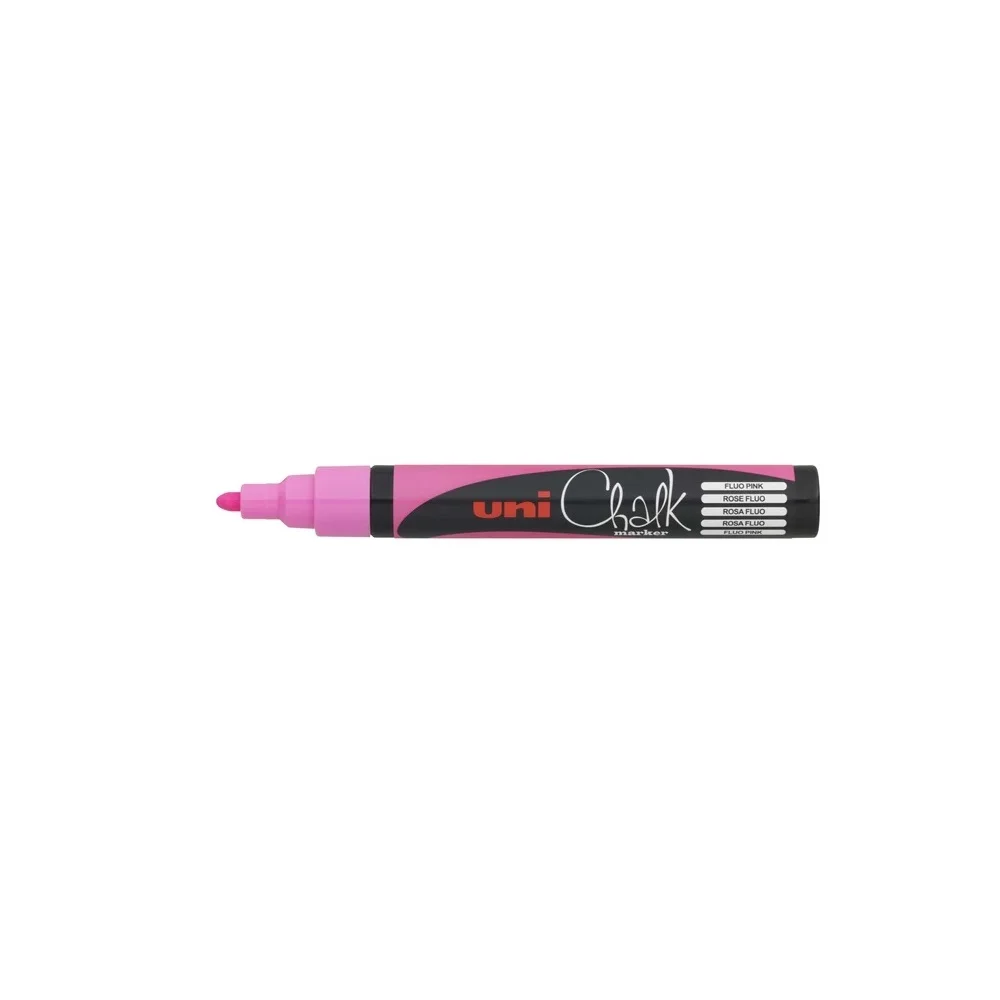 Krétamarker folyékony 1,8-2,5mm, Uni-Posca PWE-5M fluor rózsaszín