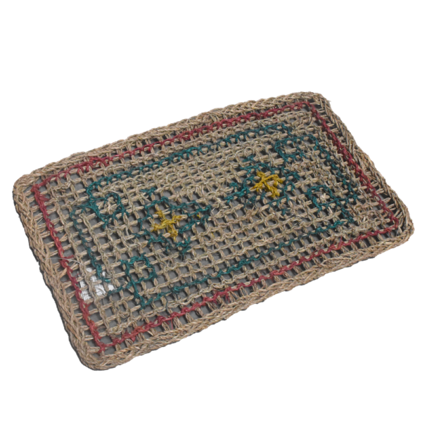 Lábtörlő 60 x 35 cm gyékény tengerifű