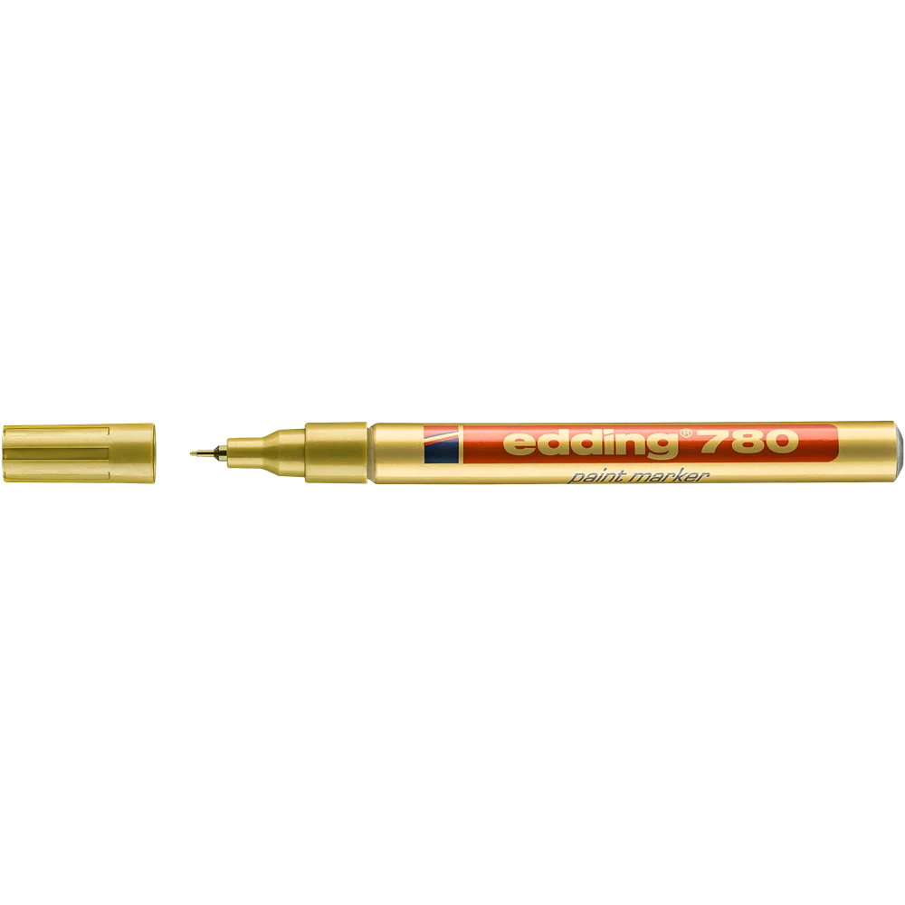 Lakkmarker 0,8mm, kerek Edding 780 arany