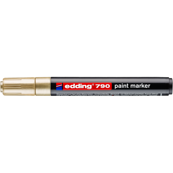 Lakkmarker 2-3mm, kerek Edding 790 arany