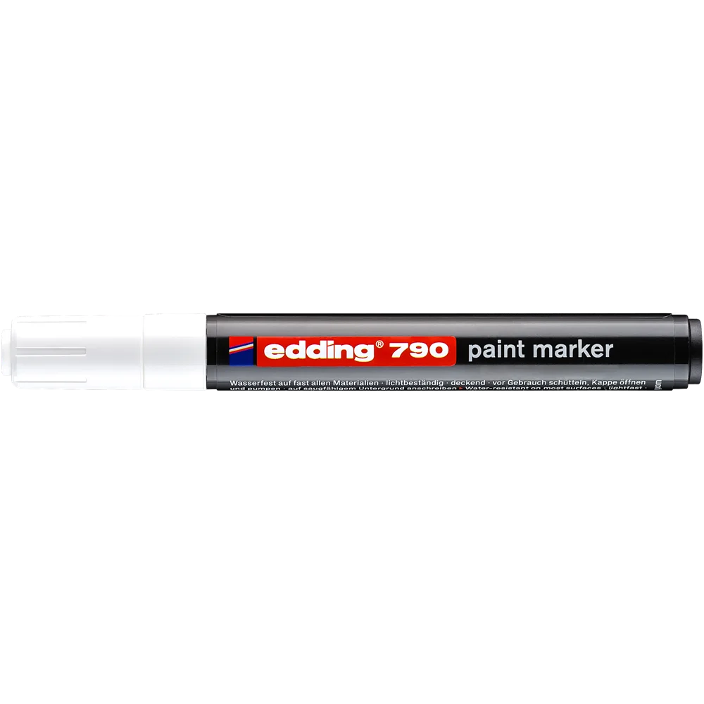 Lakkmarker 2-3mm, kerek Edding 790 fehér