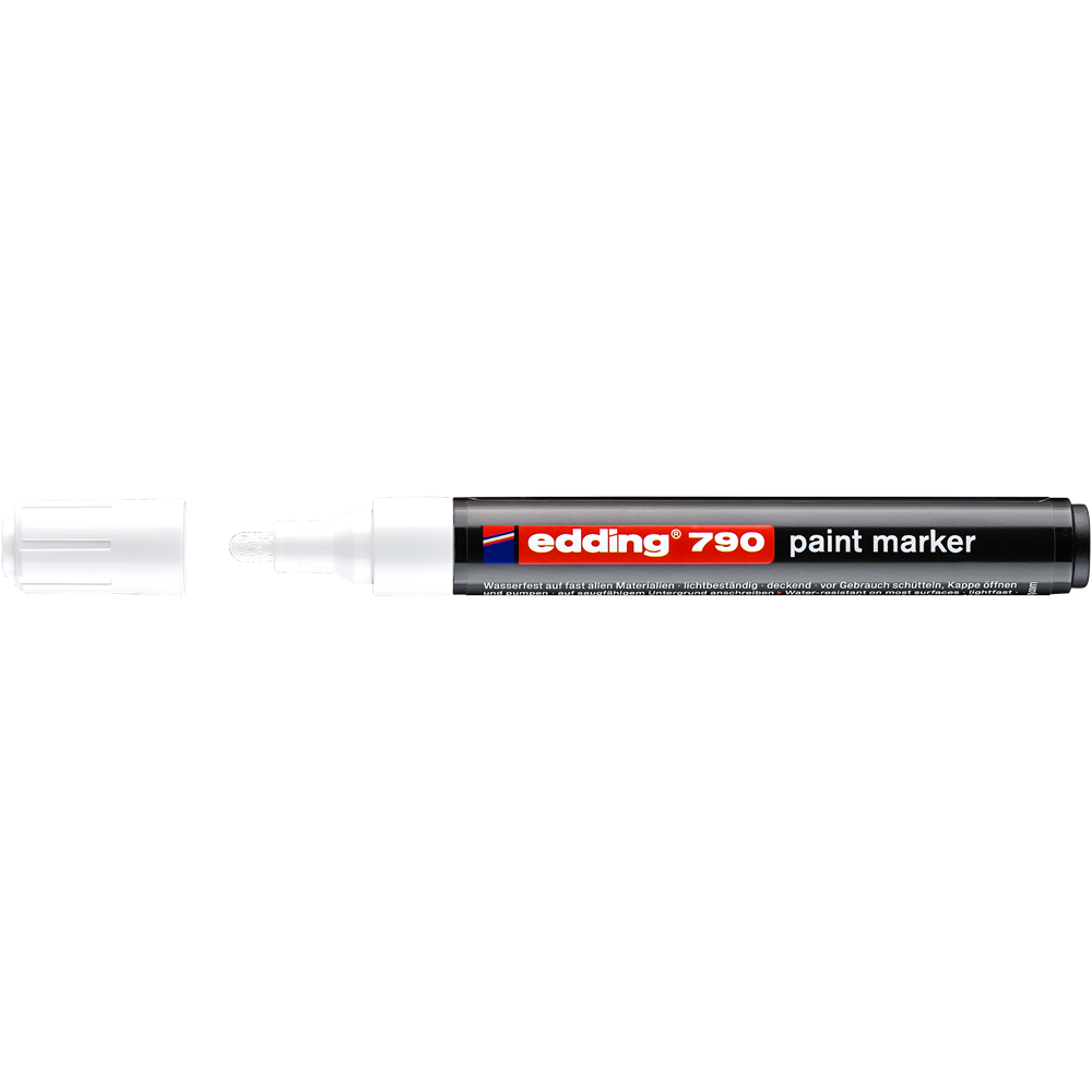 Lakkmarker 2-3mm, kerek Edding 790 fehér - Image 2
