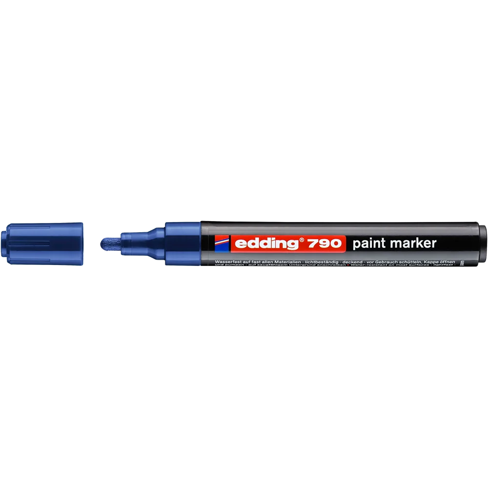 Lakkmarker 2-3mm, kerek Edding 790 kék - Image 2