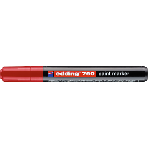Lakkmarker 2-3mm, kerek Edding 790 piros
