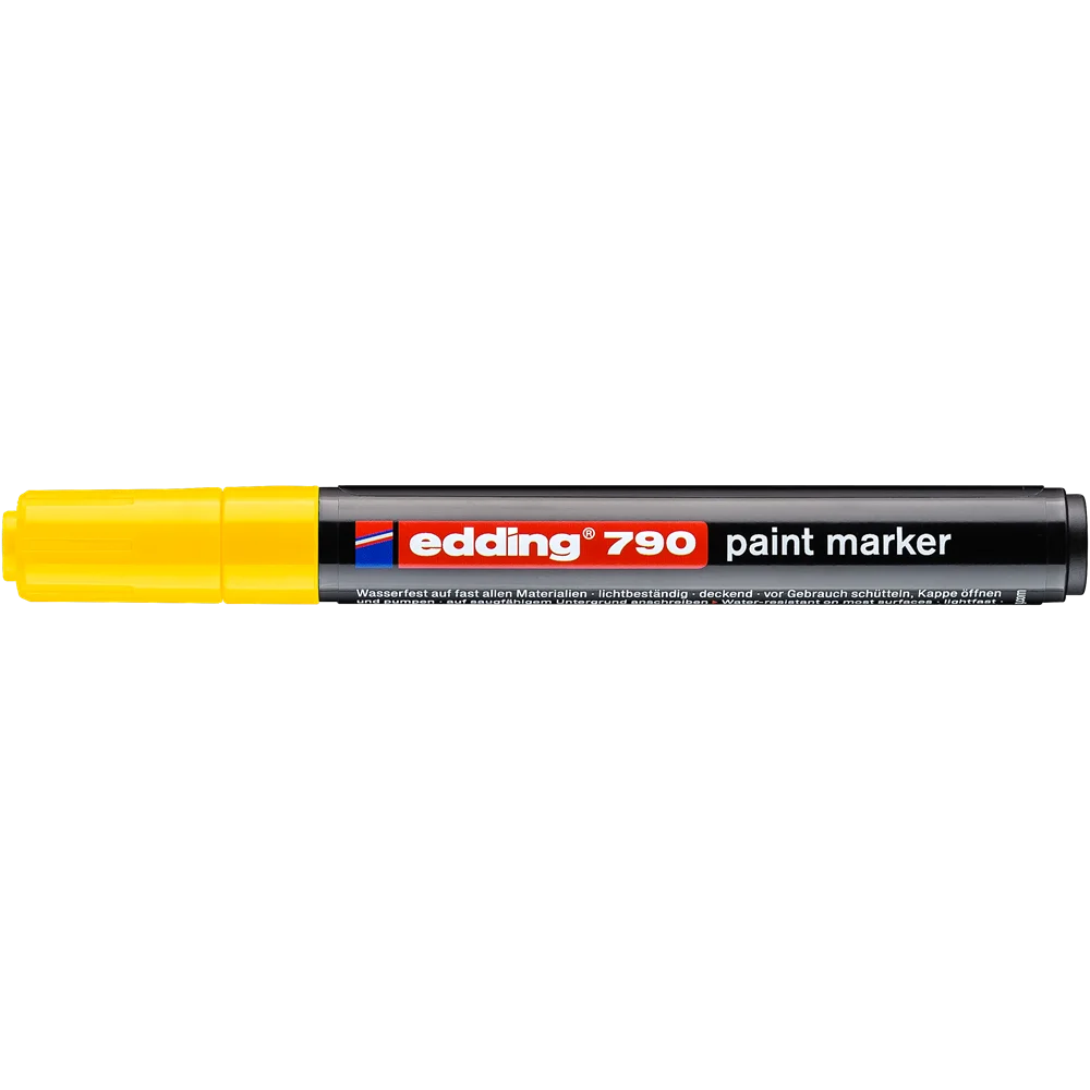 Lakkmarker 2-3mm, kerek Edding 790 sárga - Image 2
