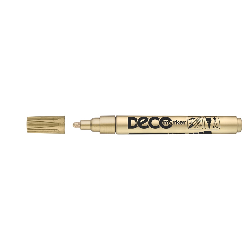 Lakkmarker, decomarker 2-4mm, kerek Ico arany - Image 2