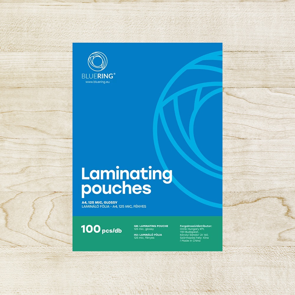 Lamináló fólia A4, 125 micron 100 db/doboz, Bluering® - Image 4