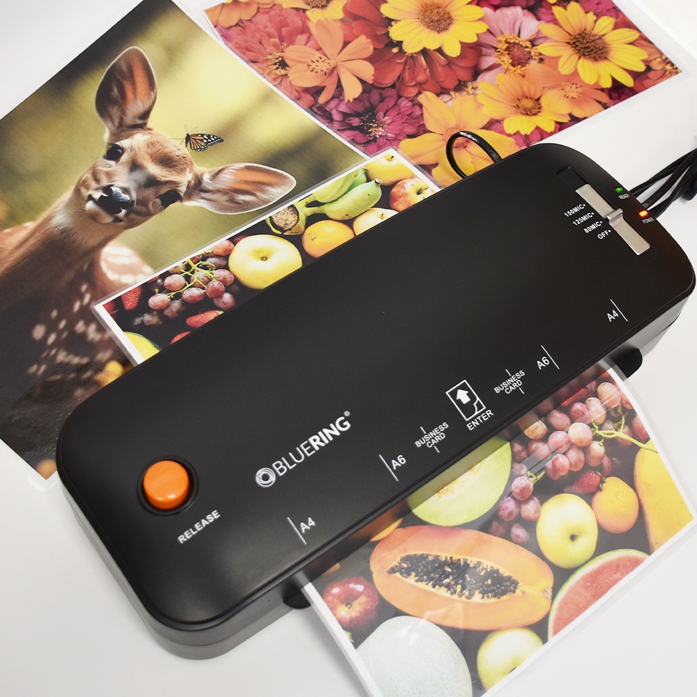 Lamináló fólia A5, 154x216mm, 80 micron 100 db/doboz, Bluering® - Image 8