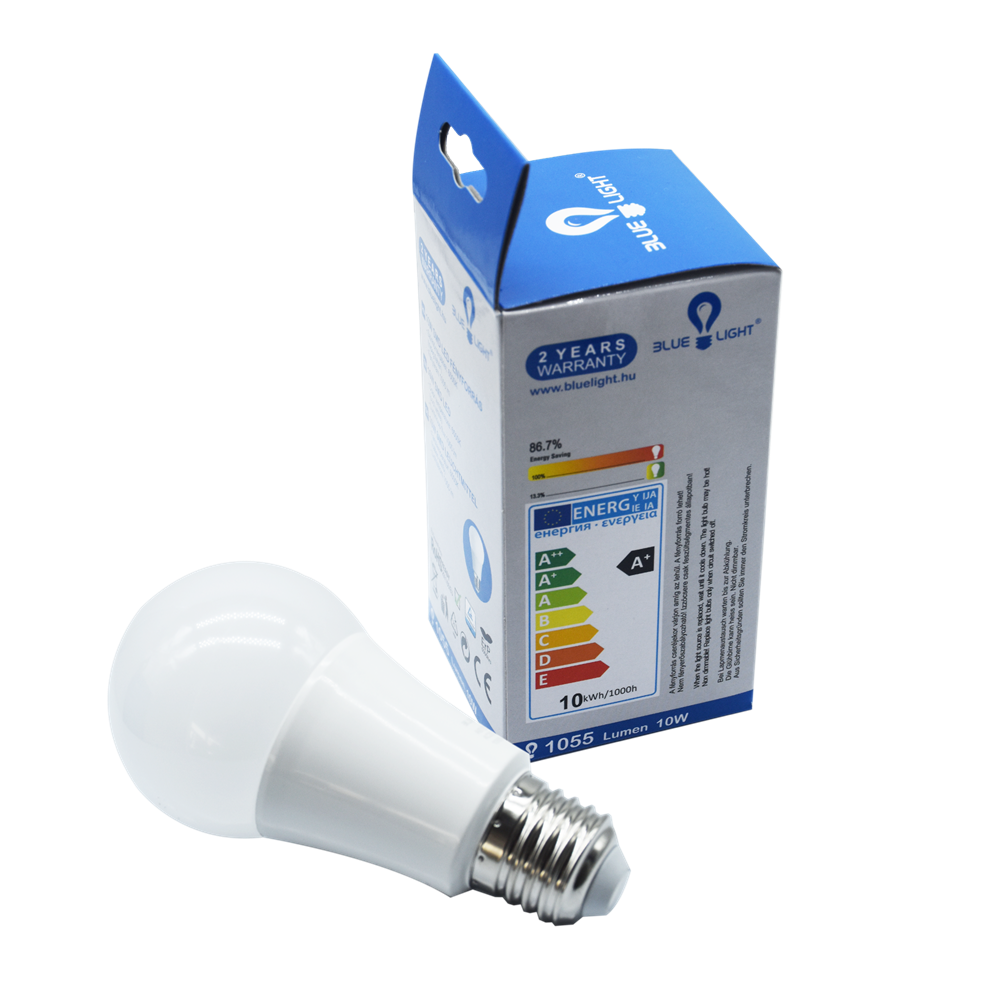 Led 8W A60 E27 806 lm 2700k Blue Light - Image 2