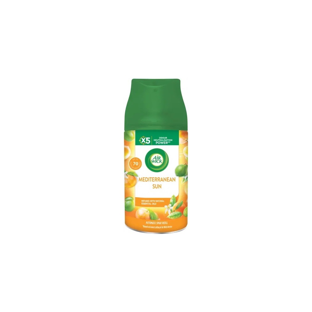 Légfrissítő spray utántöltő 250 ml AirWick Freshmatic Mediterrán Summer
