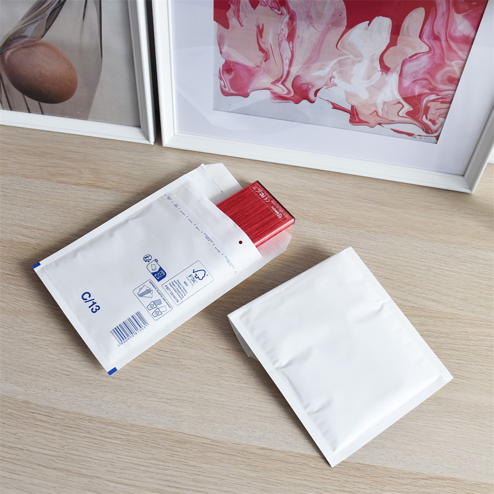 Légpárnás tasak 13/C szilikon külső méret 170x225mm, belső méret 150x215mm, Bluering® fehér - Image 2