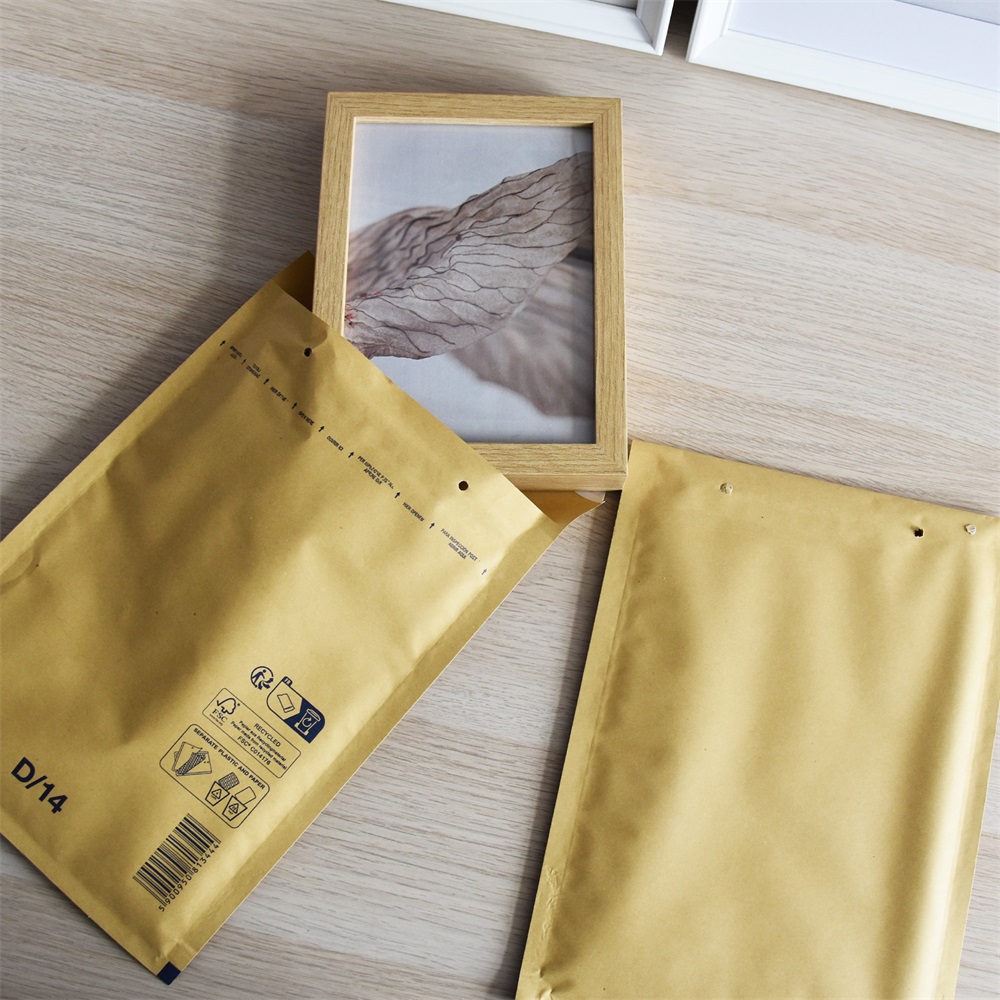 Légpárnás tasak 14/D szilikon külső méret 200x275mm, belső méret 180x265mm, Bluering® barna - Image 2