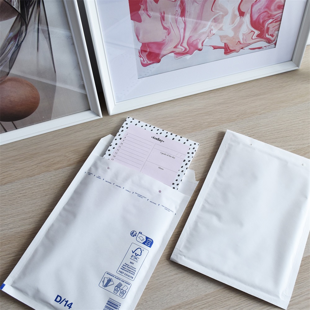 Légpárnás tasak 14/D szilikon külső méret 200x275mm, belső méret 180x265mm, Bluering® fehér - Image 2