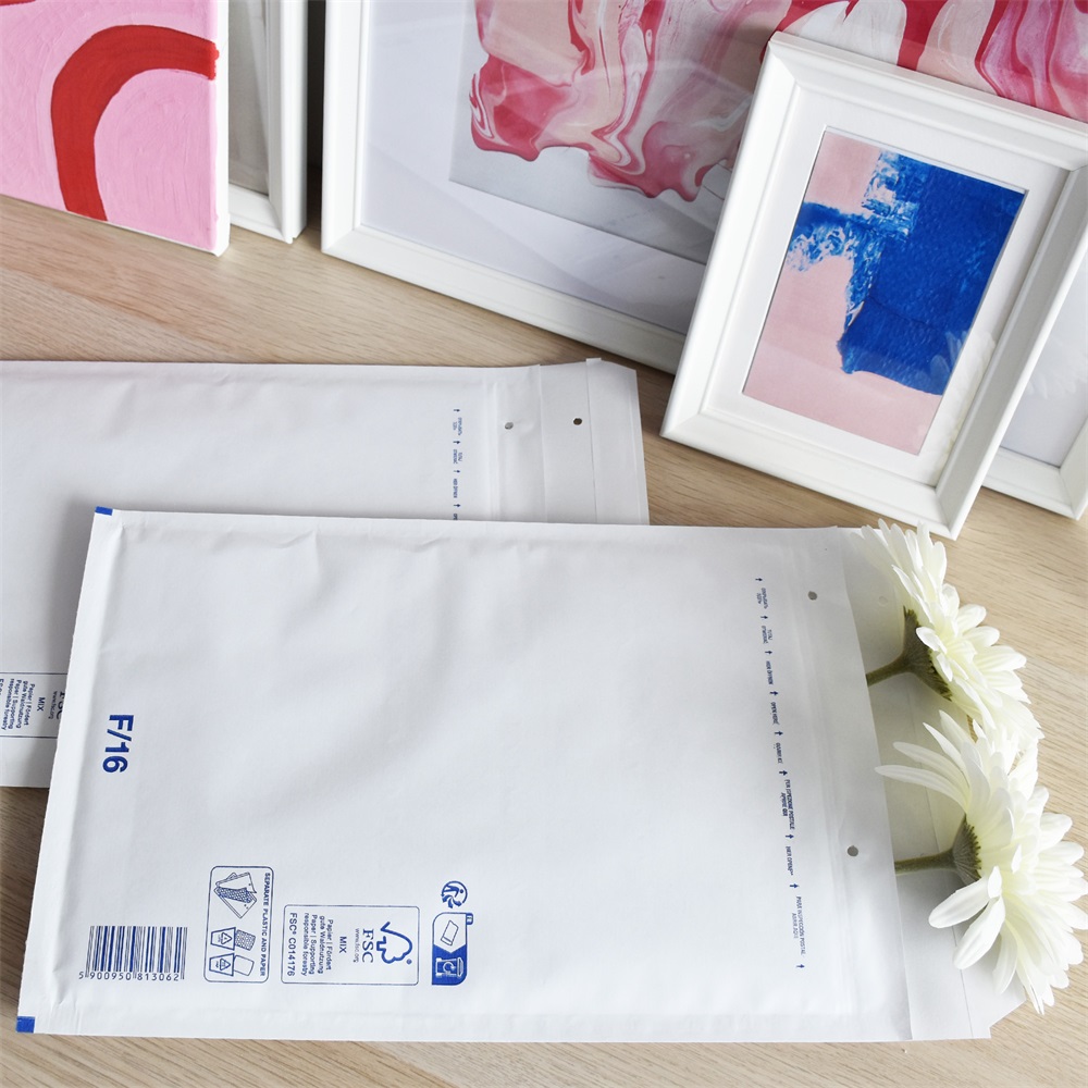 Légpárnás tasak 16/F szilikon külső méret 240x350mm, belső méret 220x340mm, Bluering® fehér - Image 2