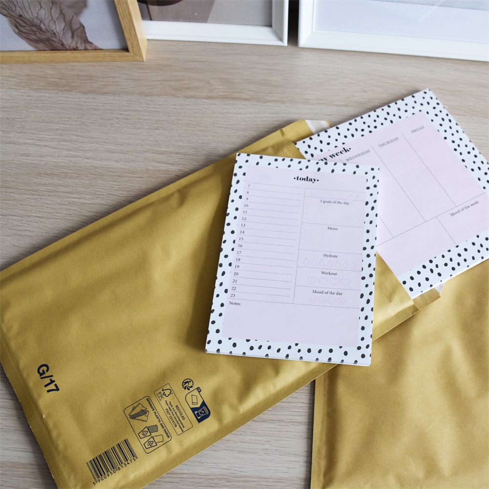 Légpárnás tasak 17/G szilikon külső méret 250x350mm, belső méret 230x340mm, Bluering® barna - Image 2