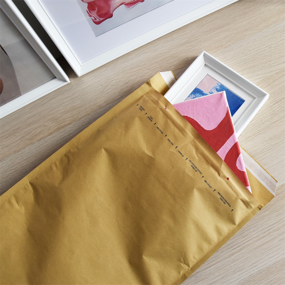 Légpárnás tasak 19/I szilikon külső méret 320x455mm, belső méret 300x445mm, Bluering® barna - Image 3