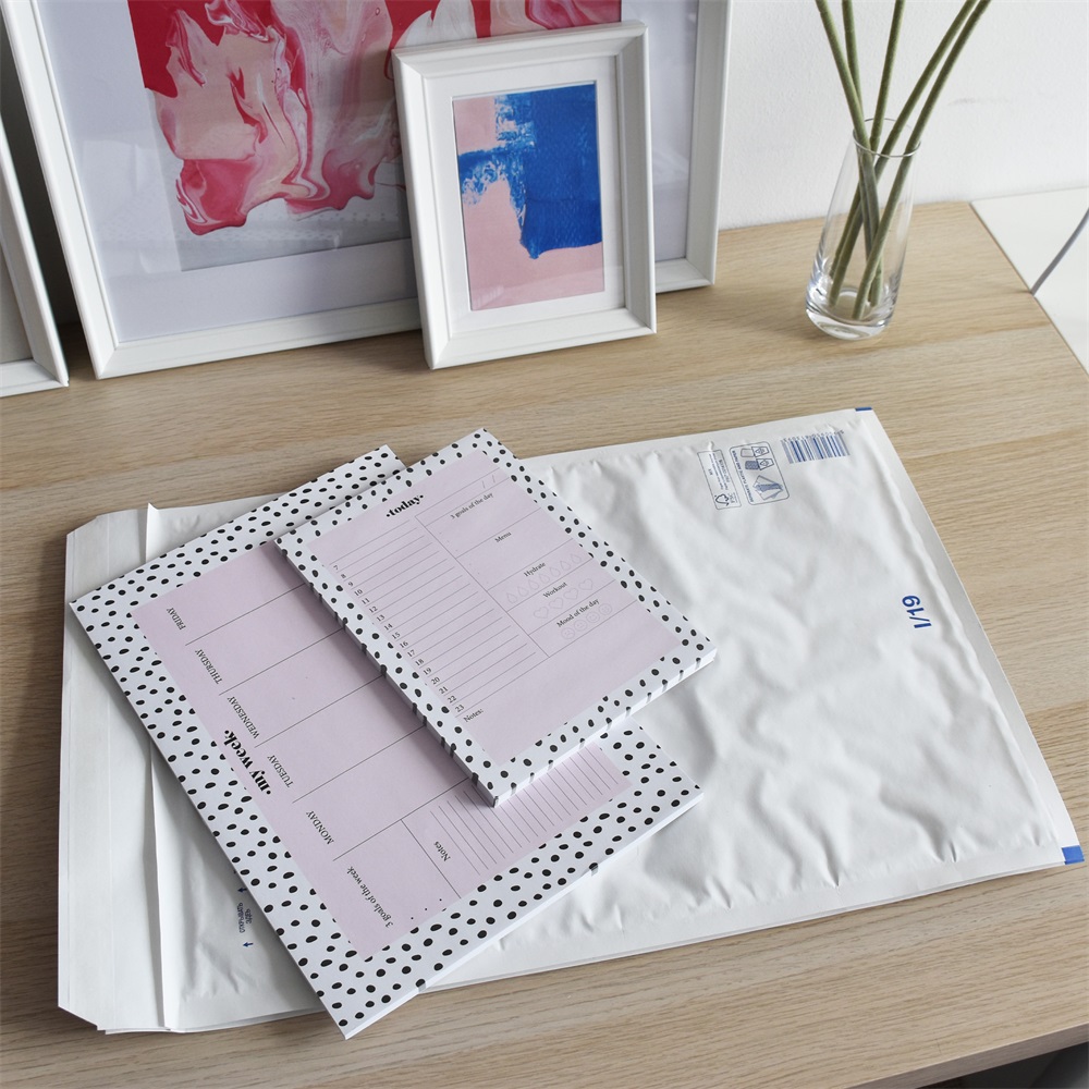 Légpárnás tasak 19/I szilikon külső méret 320x455mm, belső méret 300x445mm, Bluering® fehér - Image 2