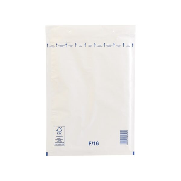 Légpárnás tasak 16/F szilikon külső méret 240x350mm, belső méret 220x340mm, Bluering® fehér