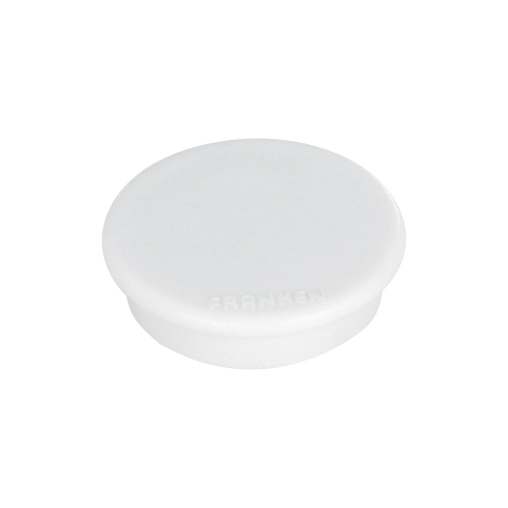 Mágnes 38mm, erősség: 1500 g. HM38 09 Franken 10 db/csomag, fehér