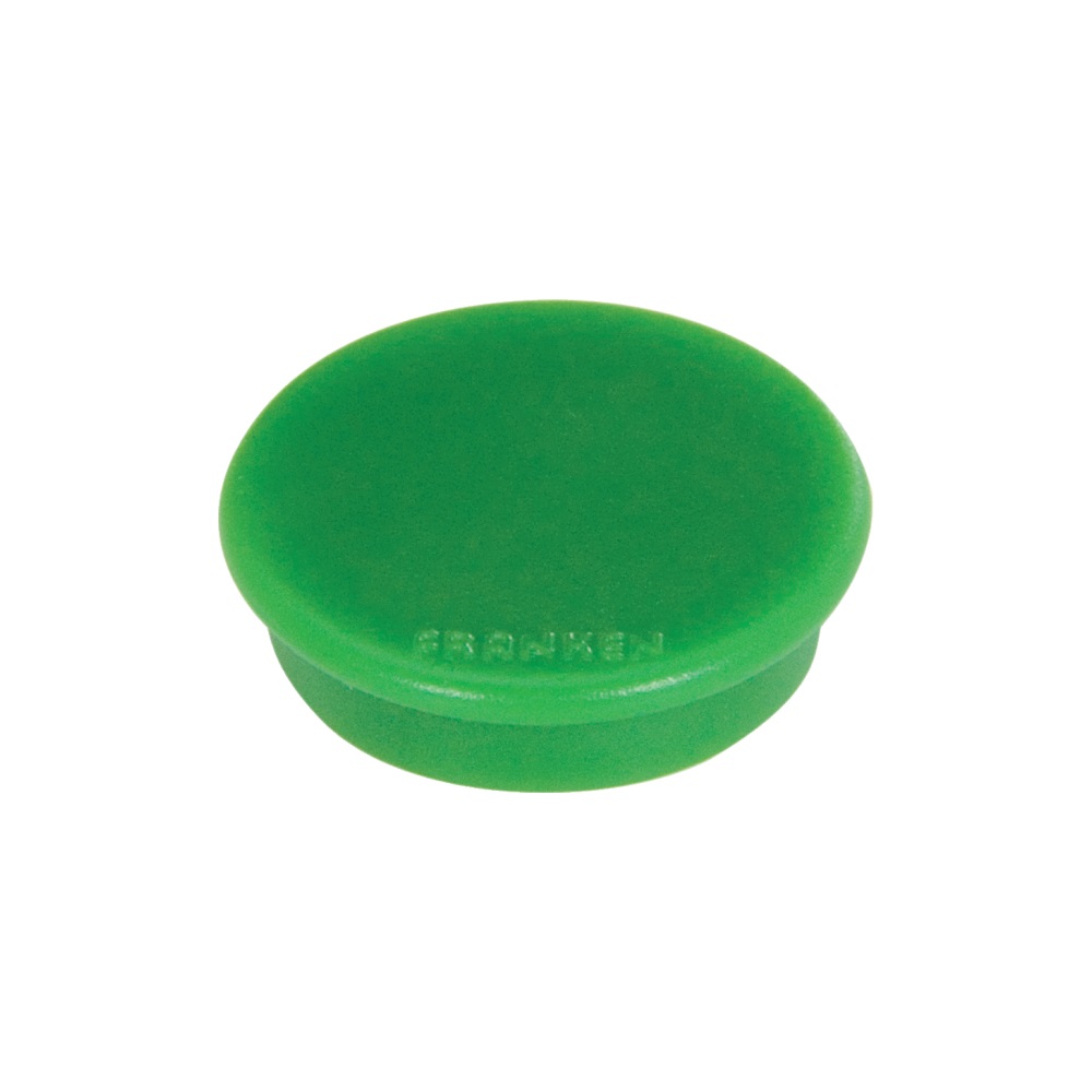 Mágnes 38mm, erősség: 2500 g. HMS36 02 Franken 10 db/csomag, zöld